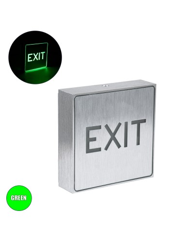 GloboStar® SENSATI 75650 Φωτιστικό Τοίχου Ένδειξης EXIT LED