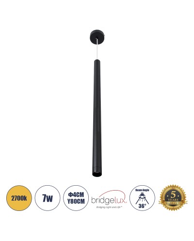 GloboStar® CANAL 60377 Κρεμαστό Φωτιστικό Σποτ Οροφής LED