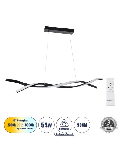 GloboStar® MORALES 61275 Κρεμαστό Φωτιστικό Οροφής Design