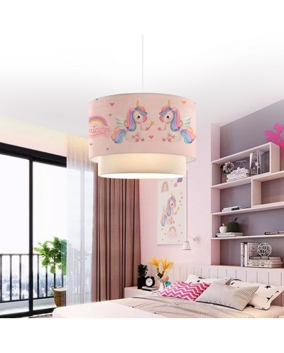 GloboStar® PONY 204-0016 Παιδικό Κρεμαστό Φωτιστικό Φιγούρα
