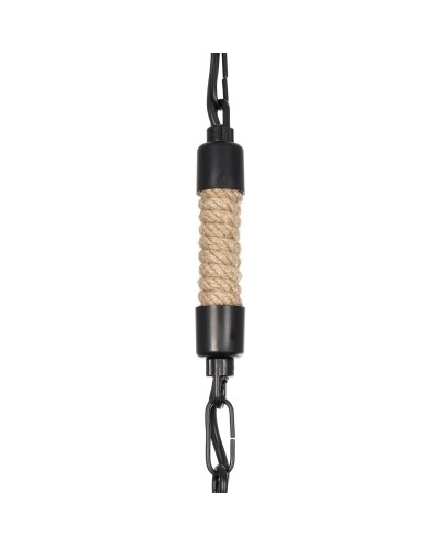 GloboStar® ZION 203-0003 Vintage Κρεμαστό Φωτιστικό Σχοινί