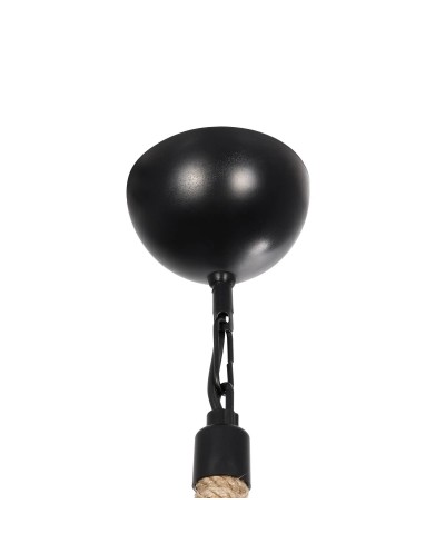 GloboStar® ZION 203-0003 Vintage Κρεμαστό Φωτιστικό Σχοινί