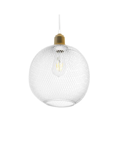 GloboStar® WIRE 203-0005 Μοντέρνο Κρεμαστό Φωτιστικό Πλέγμα