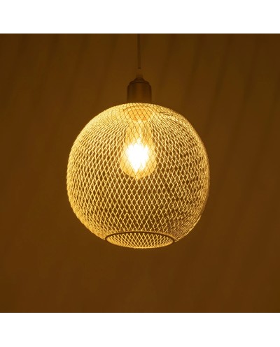 GloboStar® WIRE 203-0005 Μοντέρνο Κρεμαστό Φωτιστικό Πλέγμα