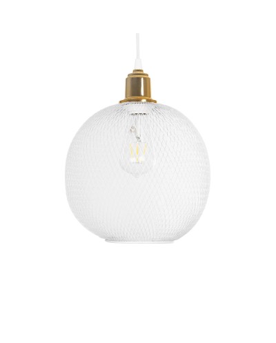 GloboStar® WIRE 203-0005 Μοντέρνο Κρεμαστό Φωτιστικό Πλέγμα