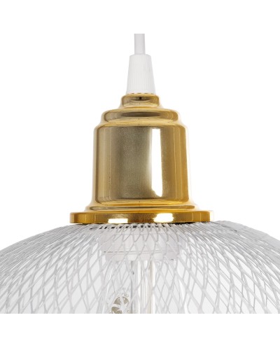 GloboStar® WIRE 203-0005 Μοντέρνο Κρεμαστό Φωτιστικό Πλέγμα