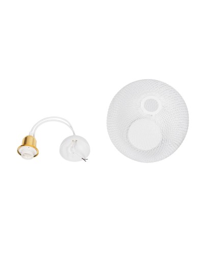 GloboStar® WIRE 203-0005 Μοντέρνο Κρεμαστό Φωτιστικό Πλέγμα