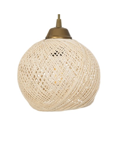 GloboStar® YASAM 203-0024 Vintage Κρεμαστό Φωτιστικό Πλέγμα