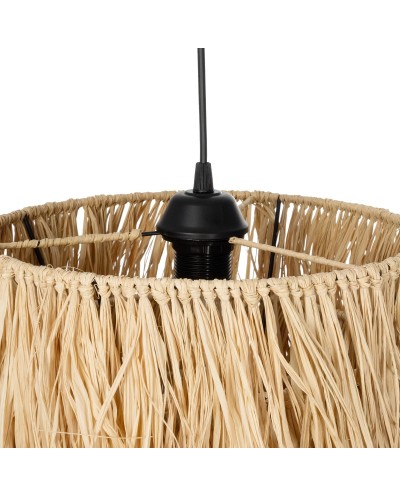 GloboStar® WEG 203-0036 Boho Κρεμαστό Φωτιστικό Καπέλο