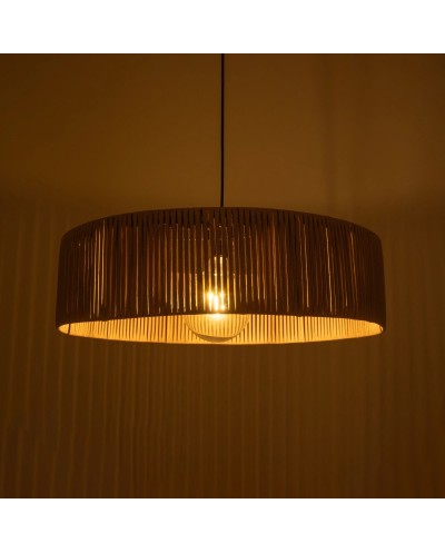 GloboStar® KYCLOS 203-0044 Boho Κρεμαστό Φωτιστικό Καπέλο