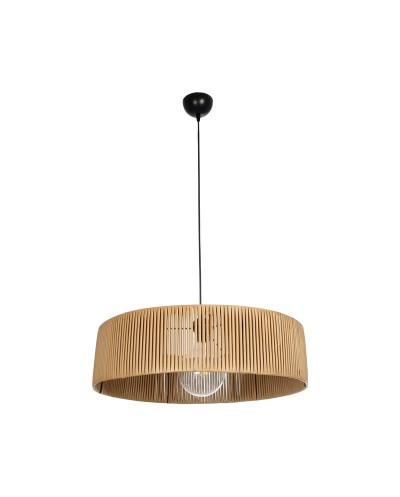 GloboStar® KYCLOS 203-0044 Boho Κρεμαστό Φωτιστικό Καπέλο