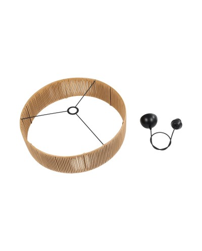 GloboStar® KYCLOS 203-0044 Boho Κρεμαστό Φωτιστικό Καπέλο