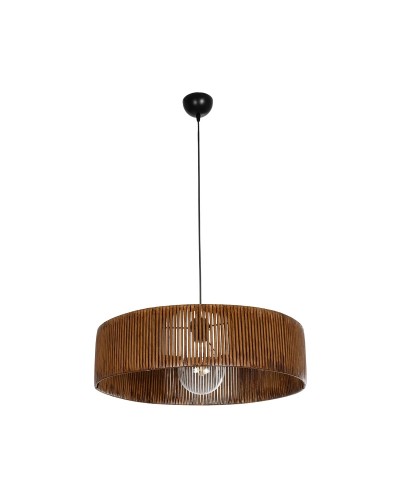 GloboStar® KYCLOS 203-0045 Boho Κρεμαστό Φωτιστικό Καπέλο