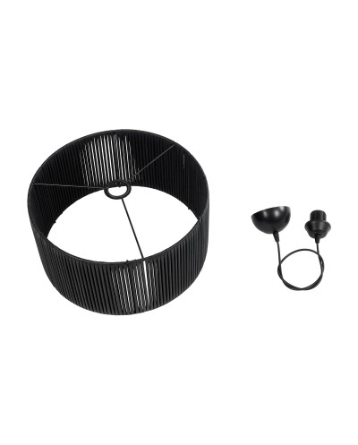 GloboStar® KYCLOS 203-0048 Boho Κρεμαστό Φωτιστικό Καπέλο