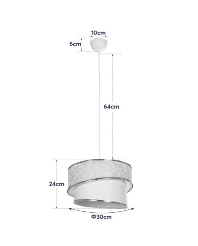 GloboStar® SONIA 203-0122 Μοντέρνο Κρεμαστό Φωτιστικό