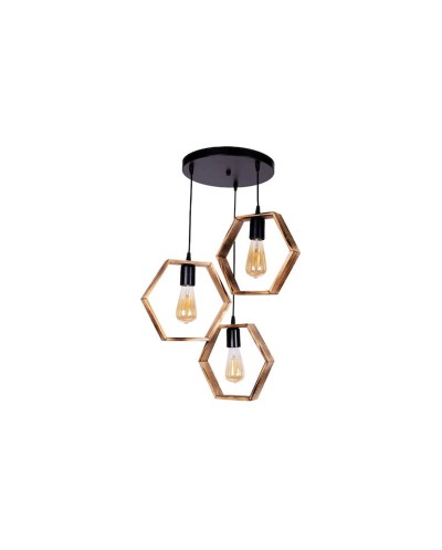 GloboStar® LUSTRO 201-0105 Vintage Κρεμαστό Φωτιστικό