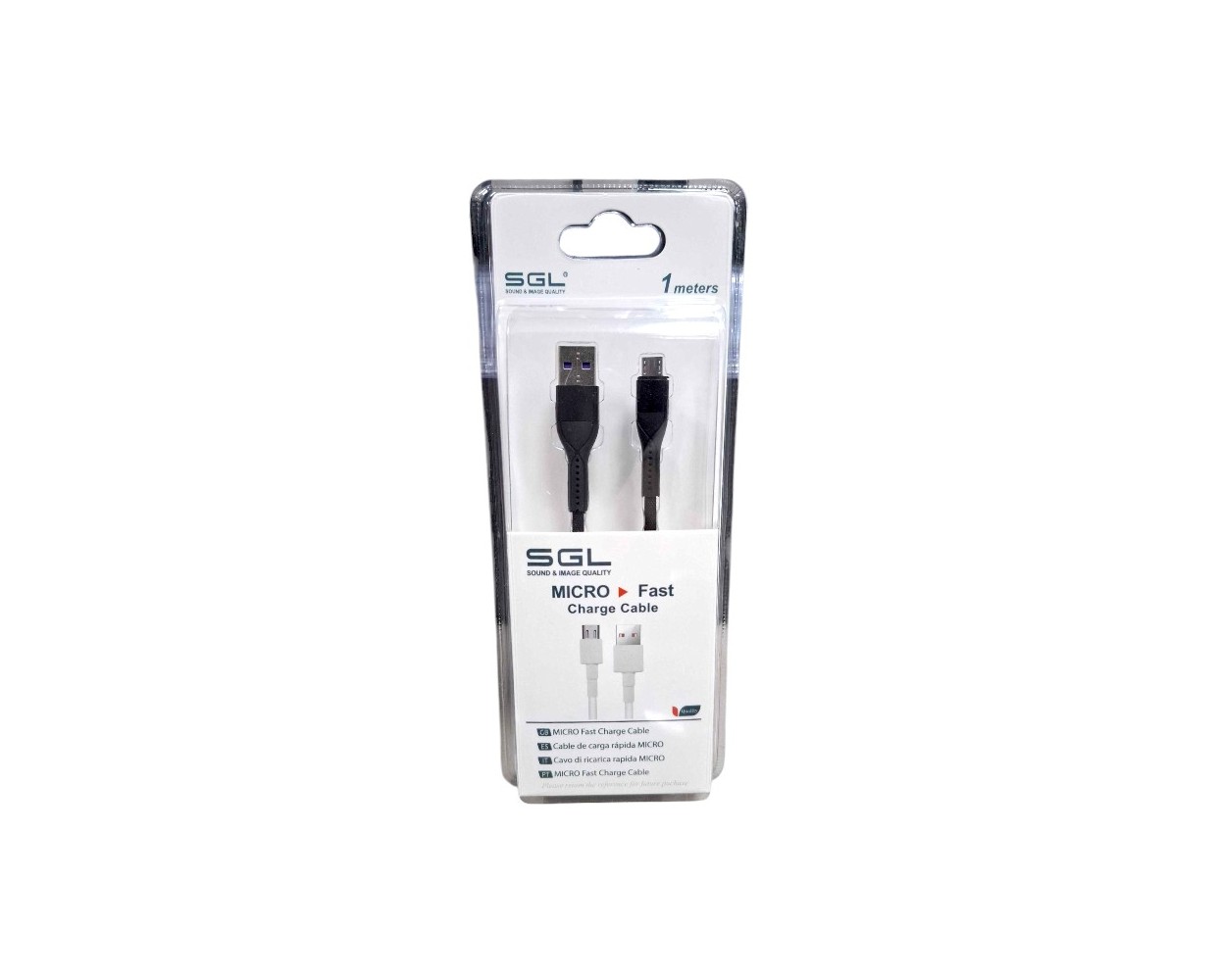 Καλώδιο φόρτισης & data - Micro USB - Fast Charge - V8 - 1m - 194853