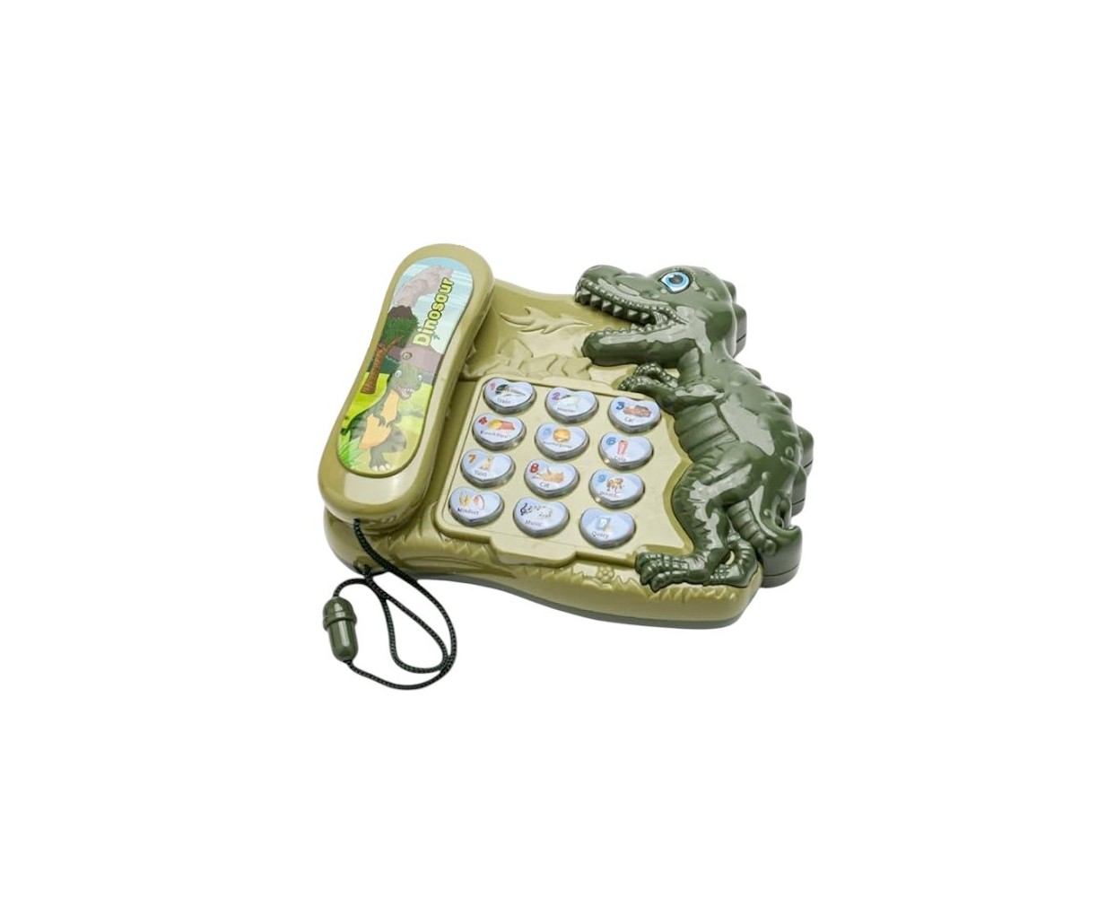 Βρεφικό εκπαιδευτικό τηλέφωνο με ήχους - Dinosaur - 518 - 215517 Βρεφικό εκπαιδευτικό τηλέφωνο με ήχους - Dinosaur - 518 - 215517