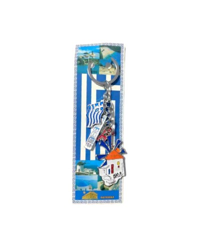 Τουριστικό μπρελόκ Souvenir - Σετ 12pcs - Greece - 127205