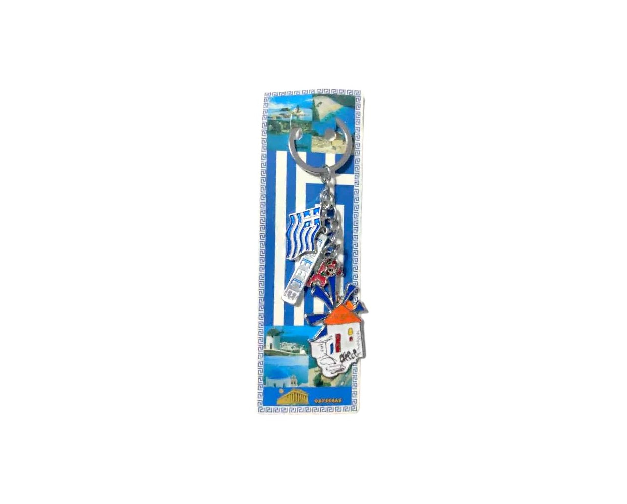 Τουριστικό μπρελόκ Souvenir - Σετ 12pcs - Greece - 127205