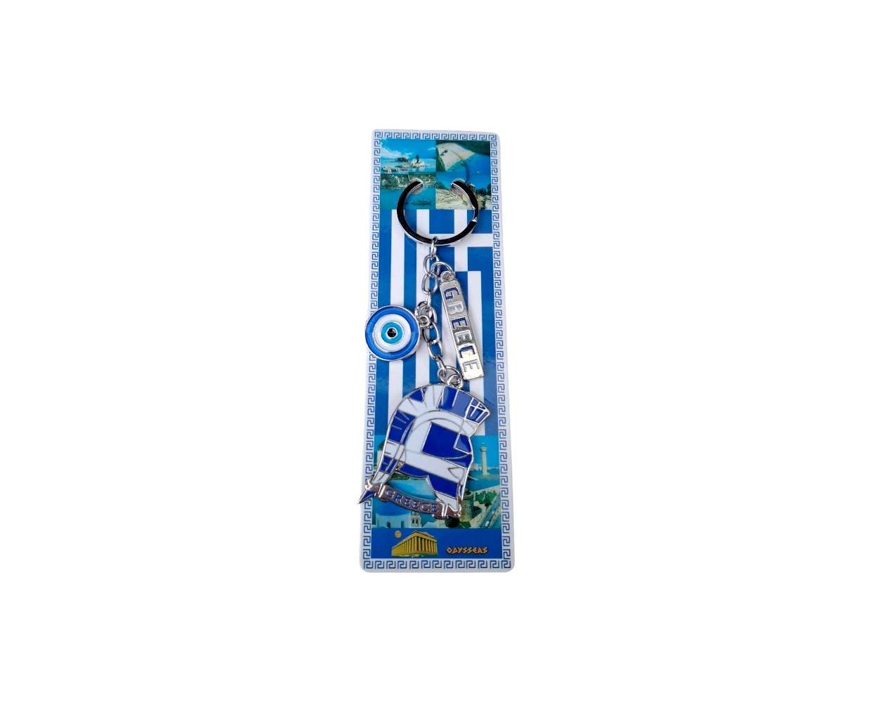 Τουριστικό μπρελόκ Souvenir - Σετ 12pcs - Greece - 127204