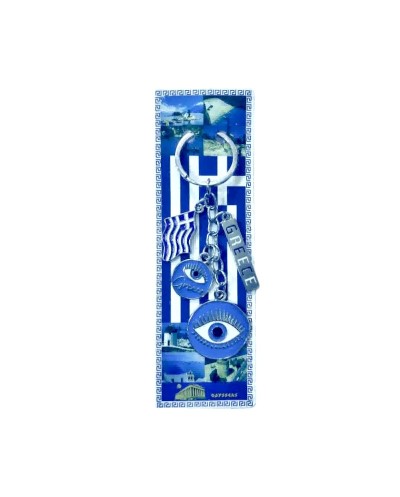 Τουριστικό μπρελόκ Souvenir - Σετ 12pcs - Greece - 127203