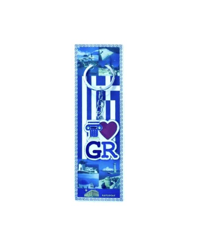Τουριστικό μπρελόκ Souvenir - Σετ 12pcs - Greece - 127201