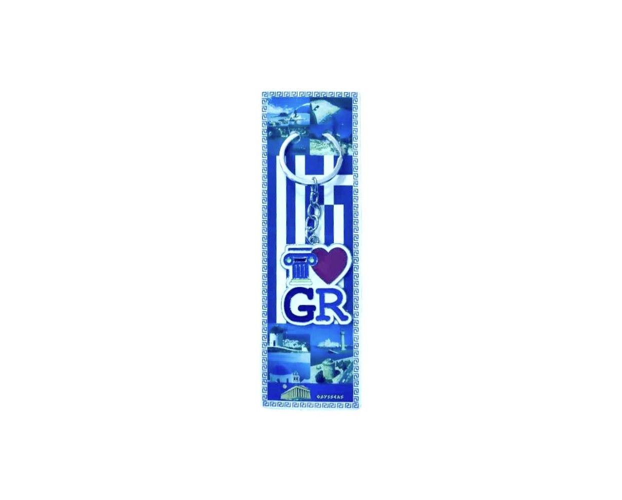 Τουριστικό μπρελόκ Souvenir - Σετ 12pcs - Greece - 127201