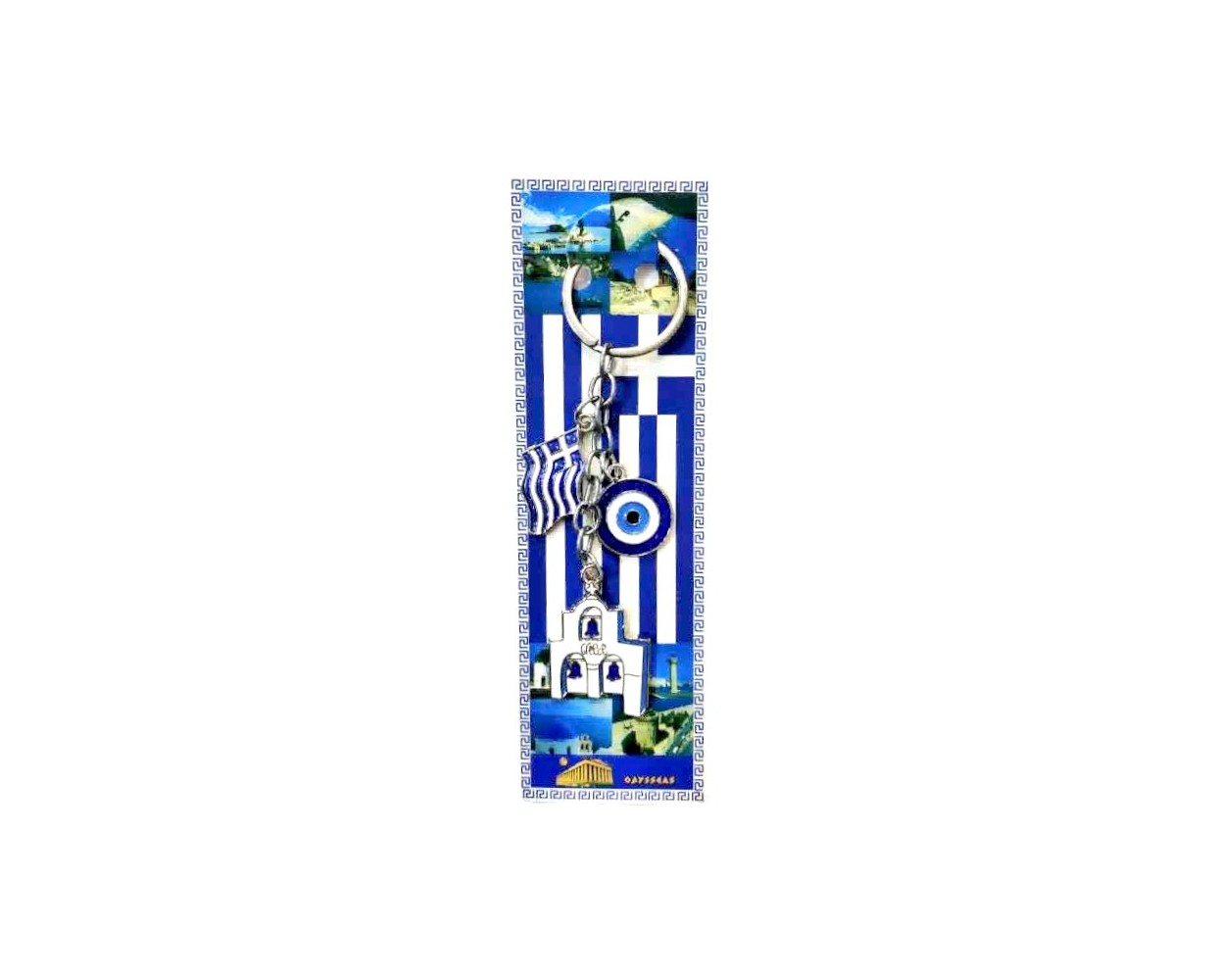 Τουριστικό μπρελόκ Souvenir - Σετ 12pcs - Greece - 127197