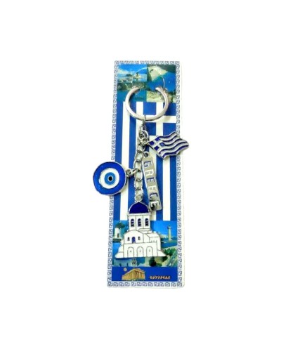 Τουριστικό μπρελόκ Souvenir - Σετ 12pcs - Greece - 127195
