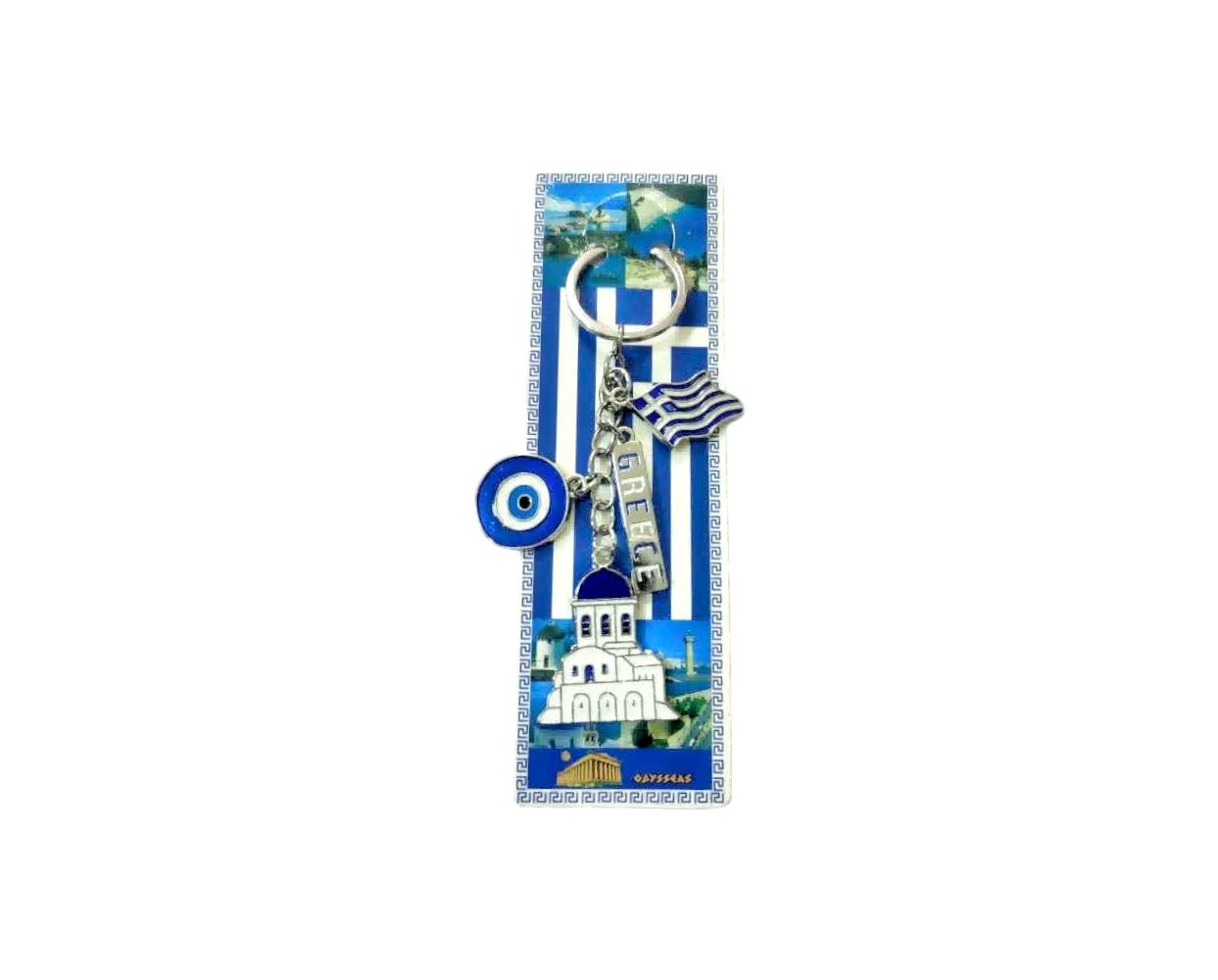 Τουριστικό μπρελόκ Souvenir - Σετ 12pcs - Greece - 127195