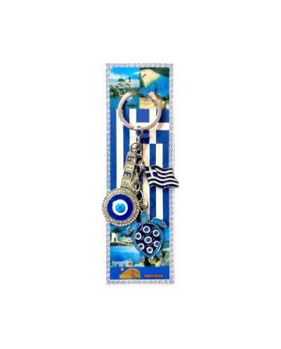Τουριστικό μπρελόκ Souvenir - Σετ 12pcs - Greece - 127190