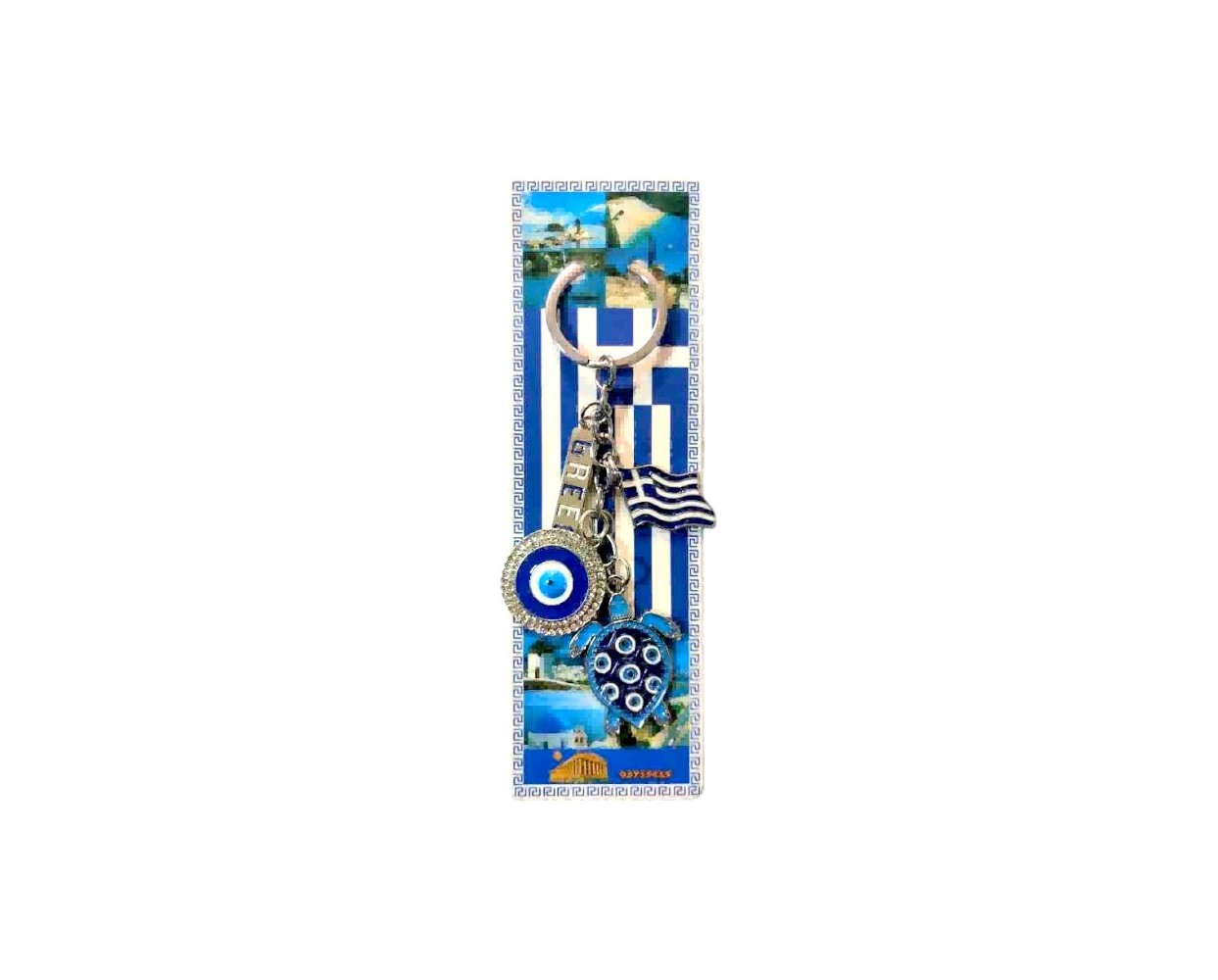 Τουριστικό μπρελόκ Souvenir - Σετ 12pcs - Greece - 127190