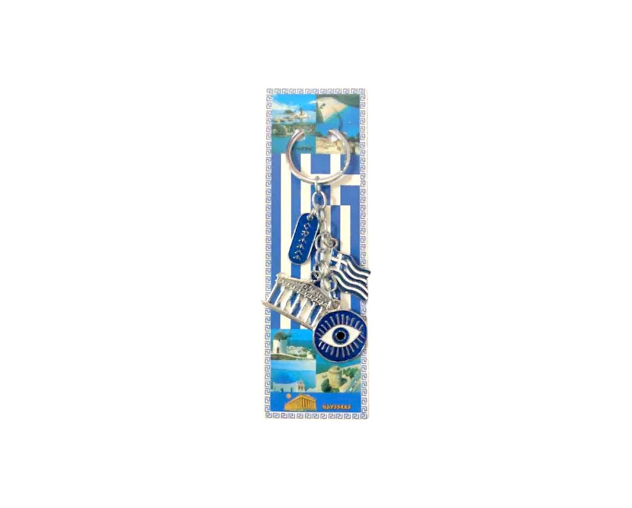 Τουριστικό μπρελόκ Souvenir - Σετ 12pcs - Greece - 127188