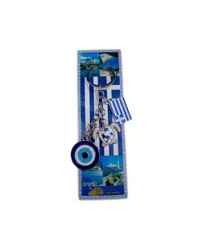 Τουριστικό μπρελόκ Souvenir - Σετ 12pcs - Greece - 127186