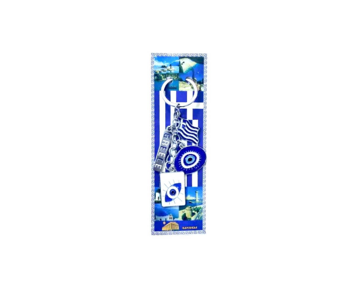Τουριστικό μπρελόκ Souvenir - Σετ 12pcs - Greece - 127185