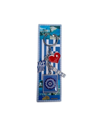 Τουριστικό μπρελόκ Souvenir - Σετ 12pcs - Greece - 127257