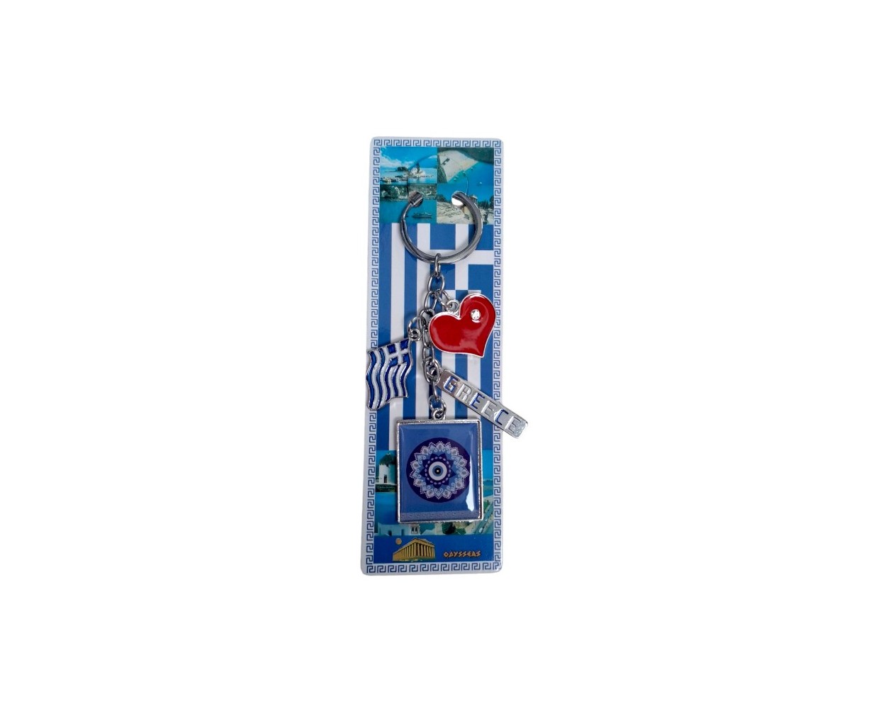 Τουριστικό μπρελόκ Souvenir - Σετ 12pcs - Greece - 127257
