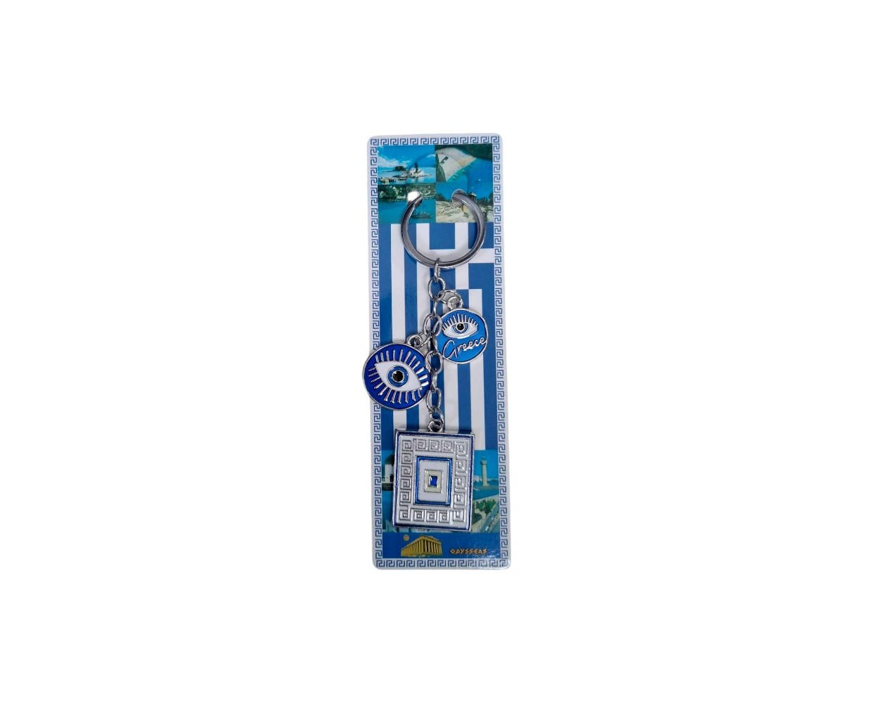 Τουριστικό μπρελόκ Souvenir - Σετ 12pcs - Greece - 127254