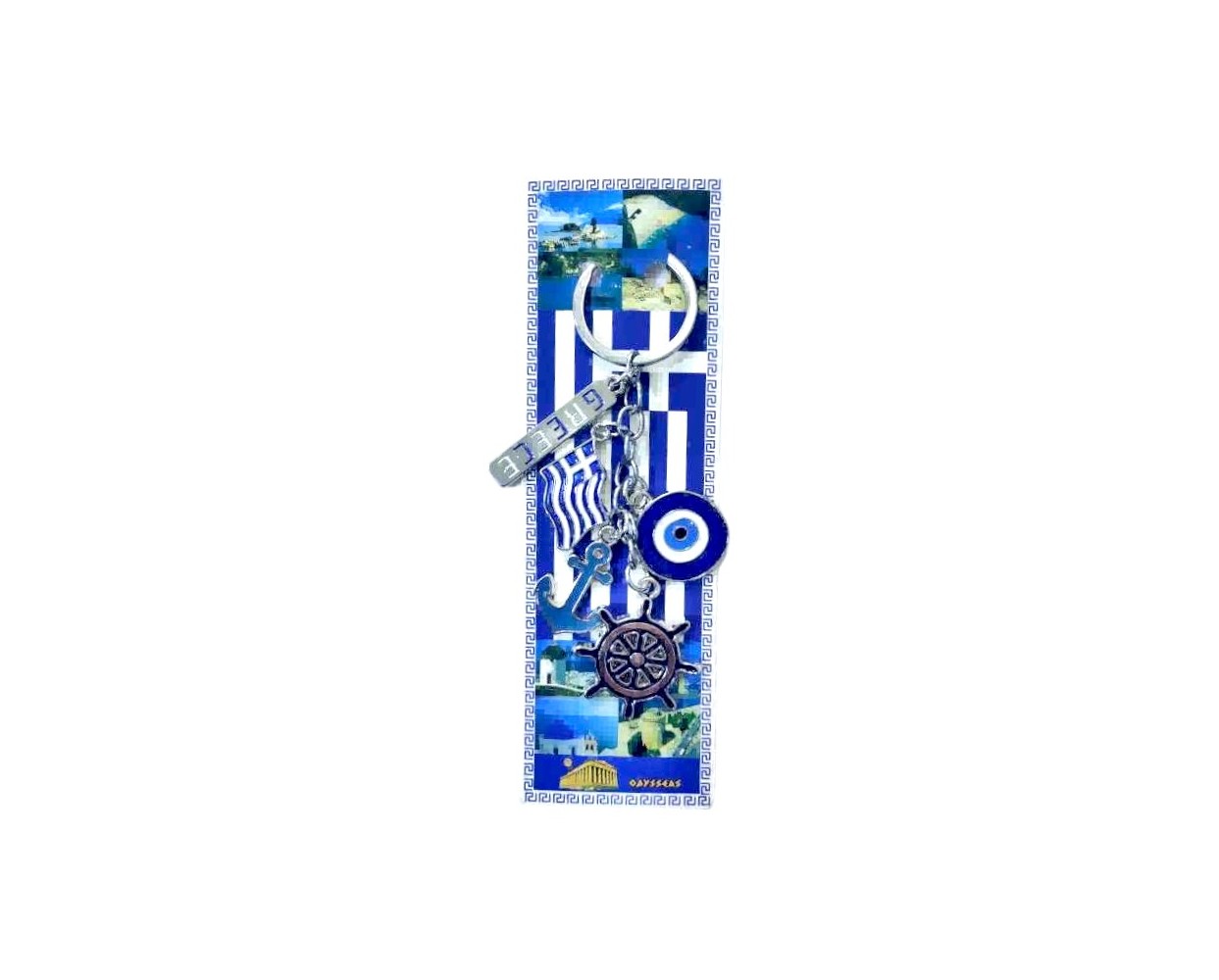 Τουριστικό μπρελόκ Souvenir - Σετ 12pcs - Greece - 127253
