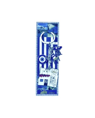 Τουριστικό μπρελόκ Souvenir - Σετ 12pcs - Greece - 127252