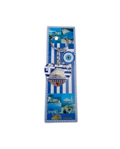 Τουριστικό μπρελόκ Souvenir - Σετ 12pcs - Greece - 127247