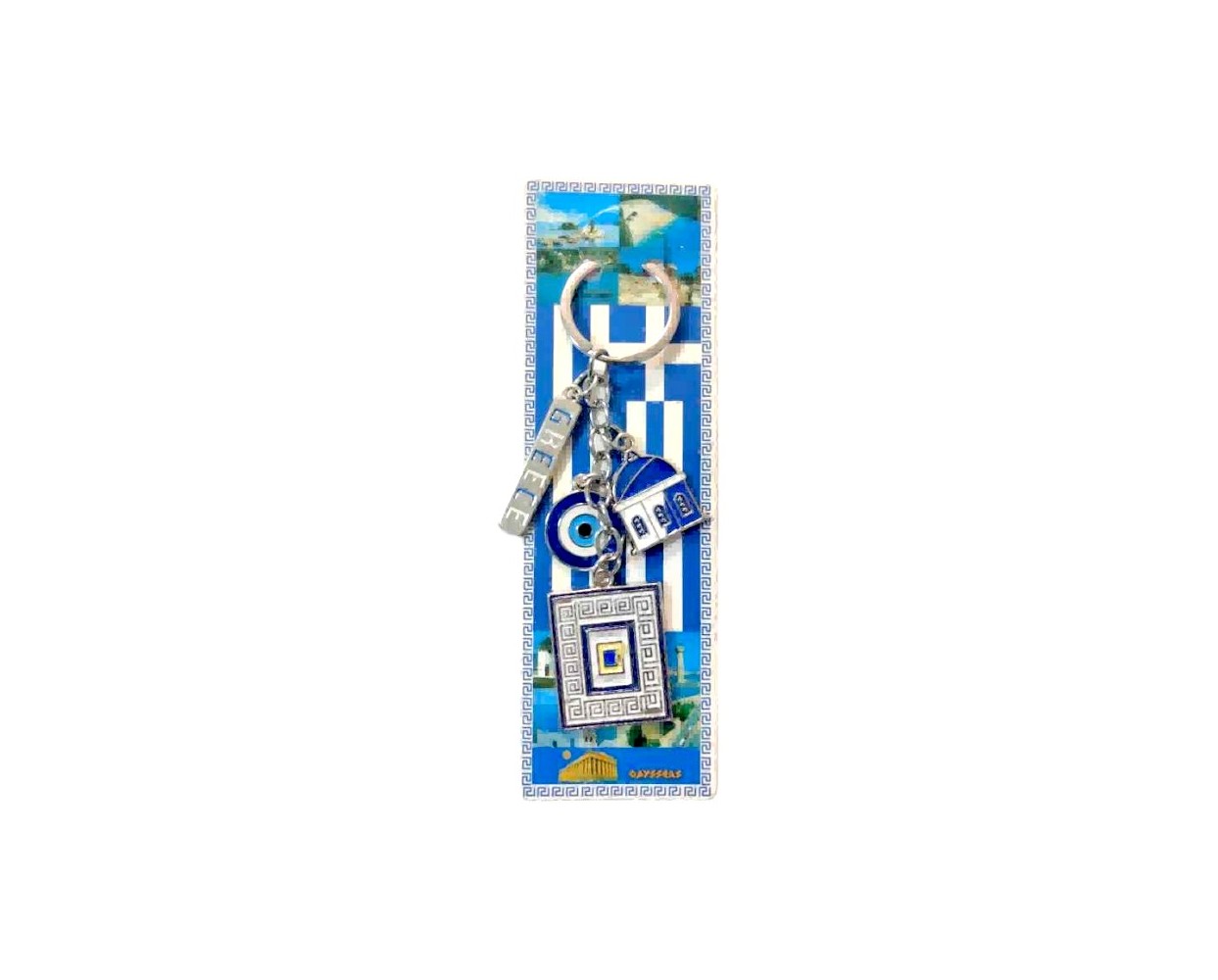 Τουριστικό μπρελόκ Souvenir - Σετ 12pcs - Greece - 127243