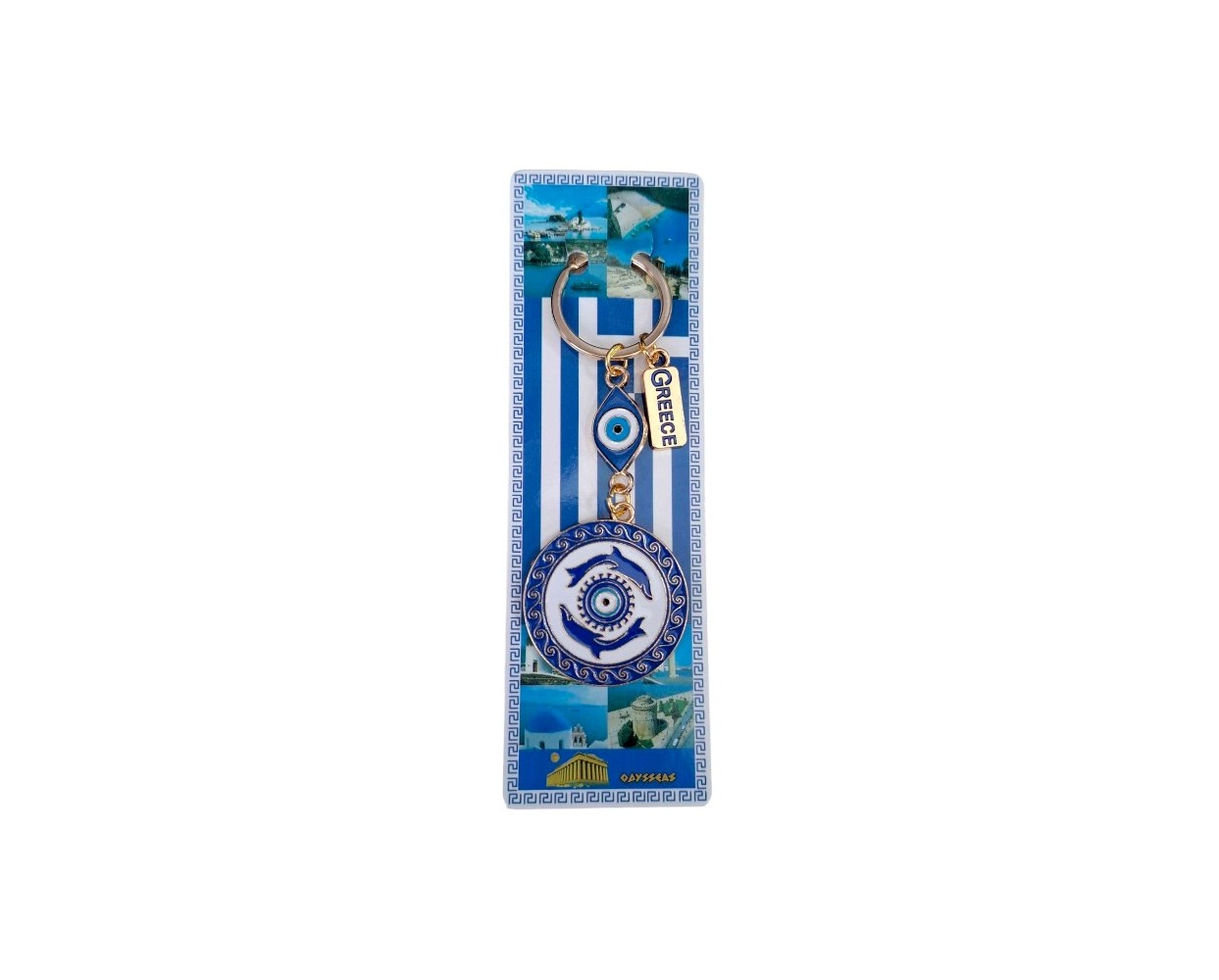 Τουριστικό μπρελόκ Souvenir - Σετ 12pcs - Greece - 127228