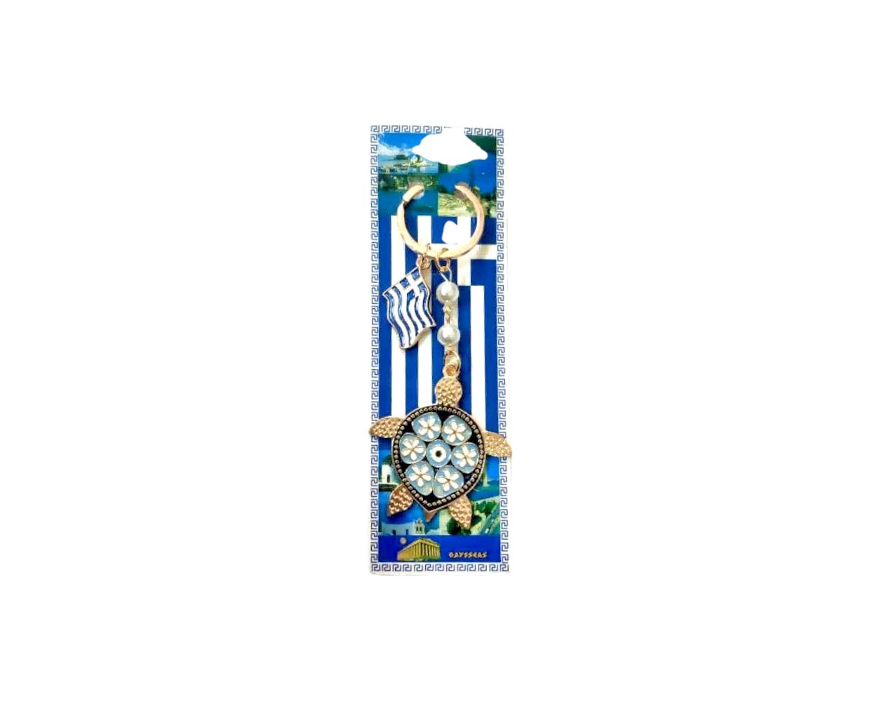 Τουριστικό μπρελόκ Souvenir - Σετ 12pcs - Greece - 127225