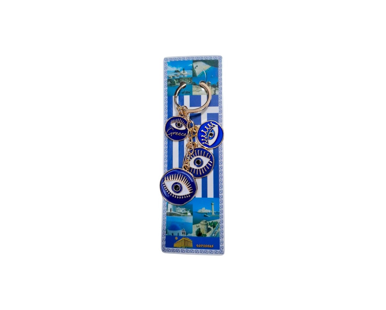Τουριστικό μπρελόκ Souvenir - Σετ 12pcs - Greece - 127222
