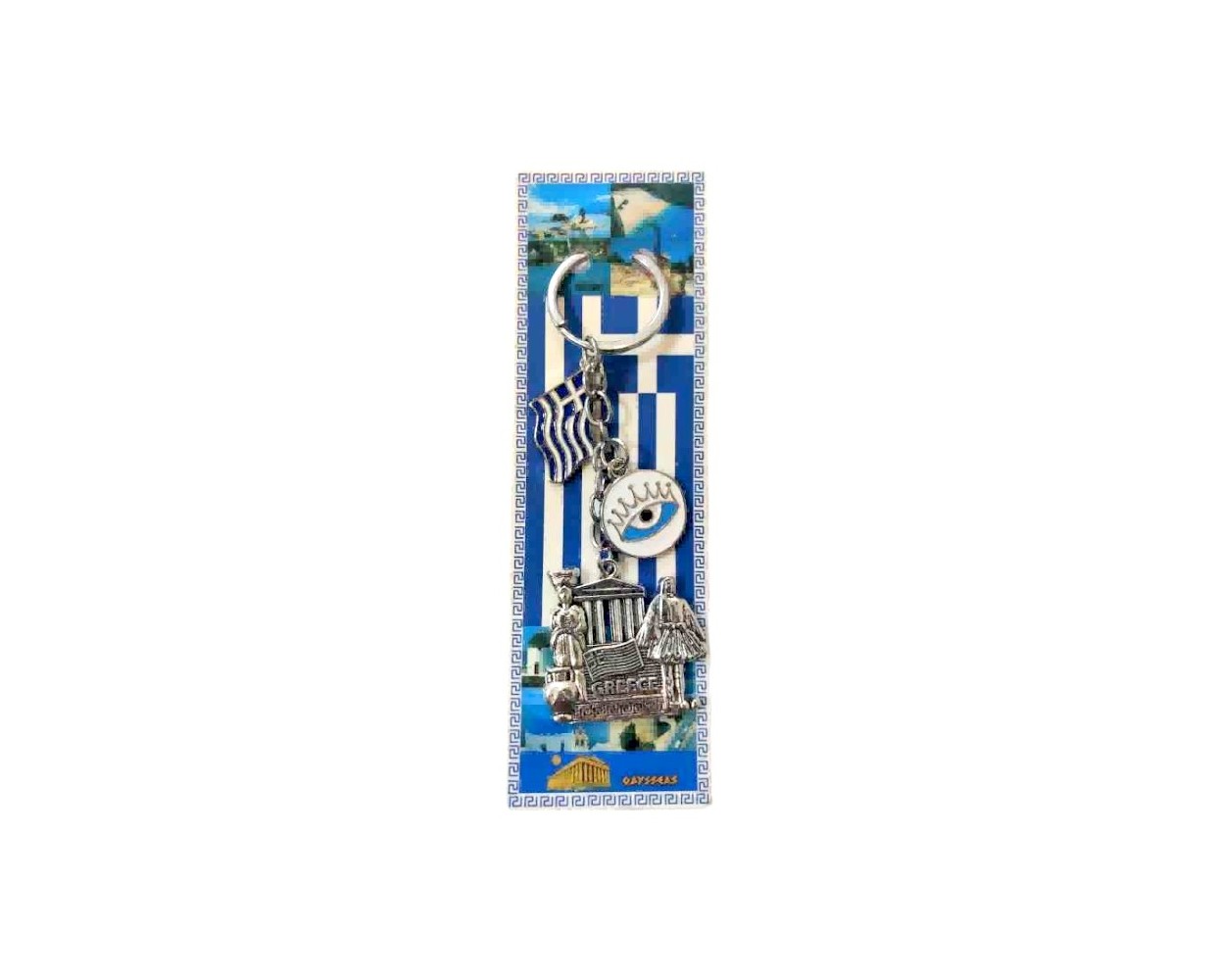 Τουριστικό μπρελόκ Souvenir - Σετ 12pcs - Greece - 127217