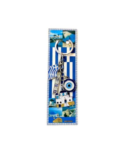 Τουριστικό μπρελόκ Souvenir - Σετ 12pcs - Greece - 127166
