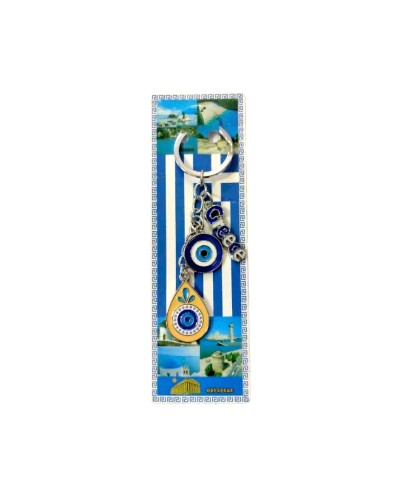 Τουριστικό μπρελόκ Souvenir - Σετ 12pcs - Greece - 127153