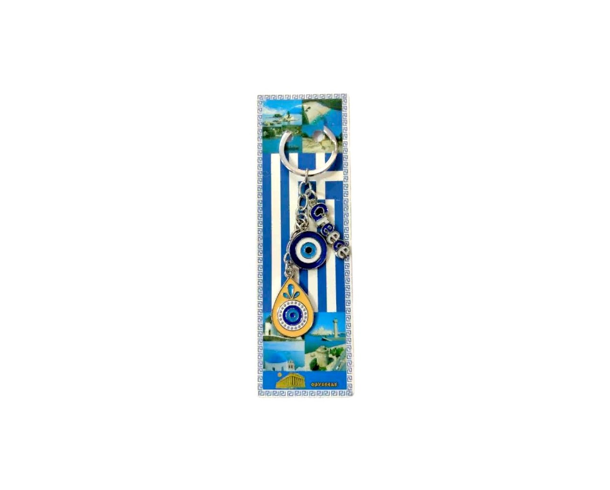 Τουριστικό μπρελόκ Souvenir - Σετ 12pcs - Greece - 127153